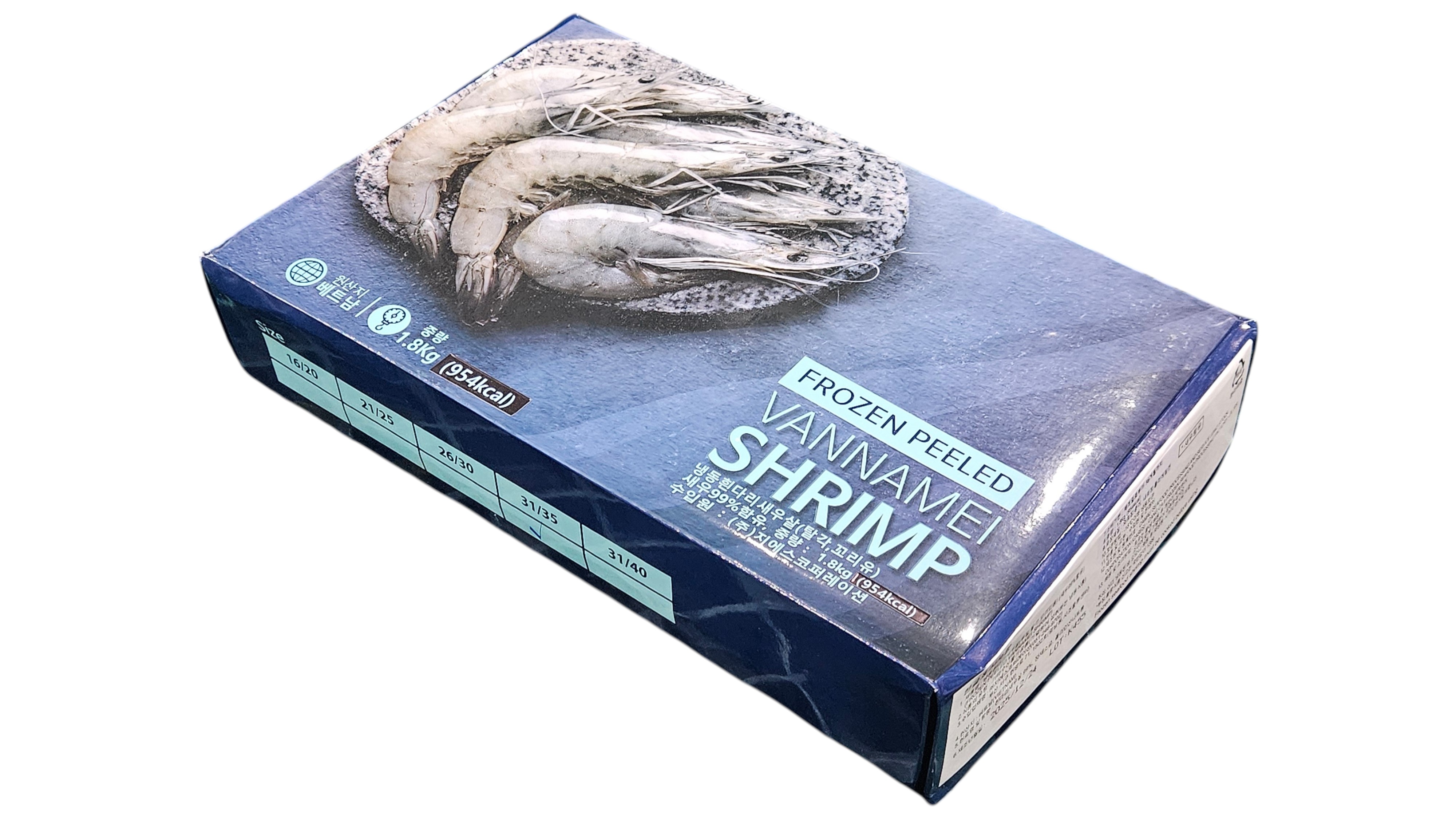 두절탈각새우(PDTO, 1.8kg, 베트남) 31/35