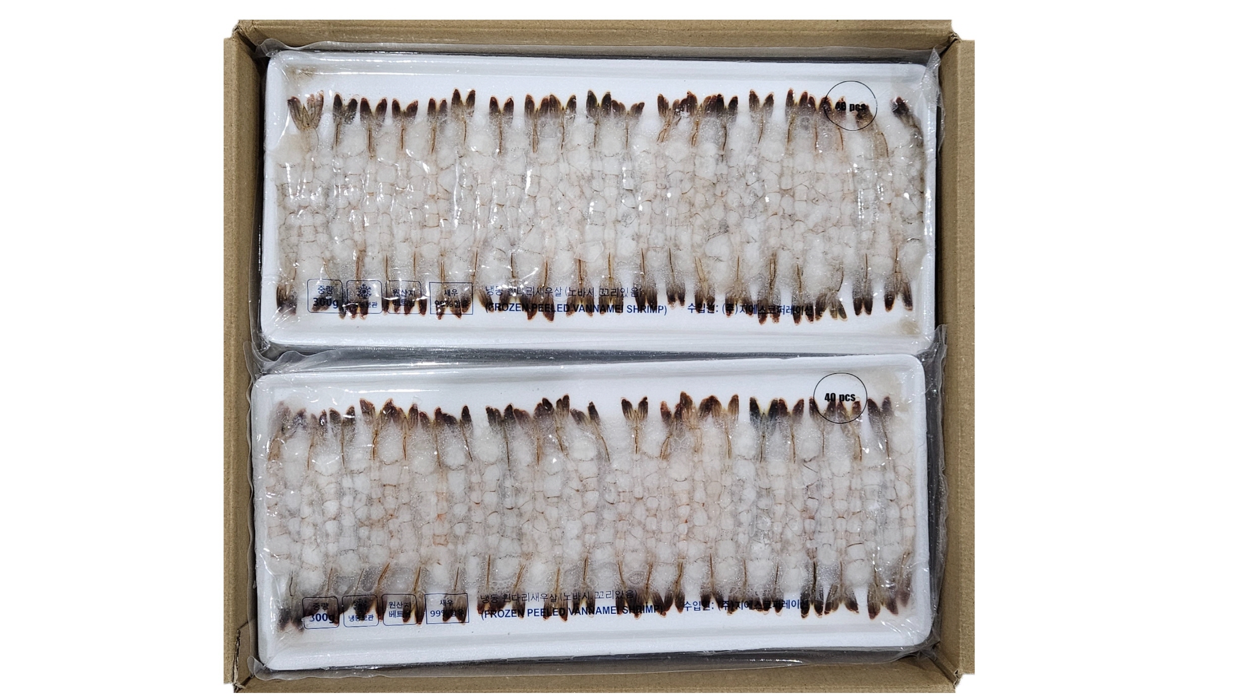 노바시새우/ 튀김용손질새우 40미