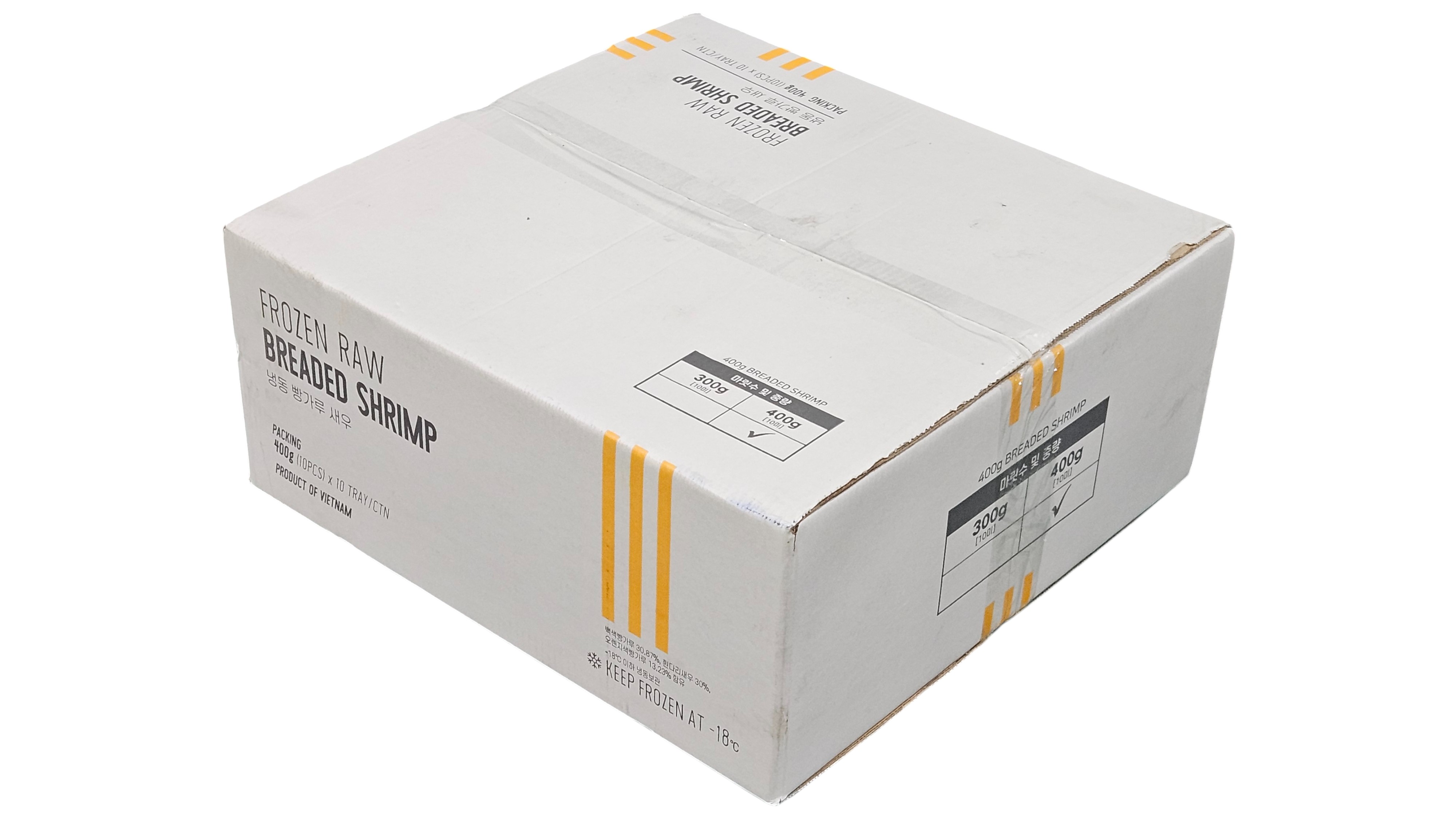 빵가루 새우(토페도새우, 머리없음) 40g/마리