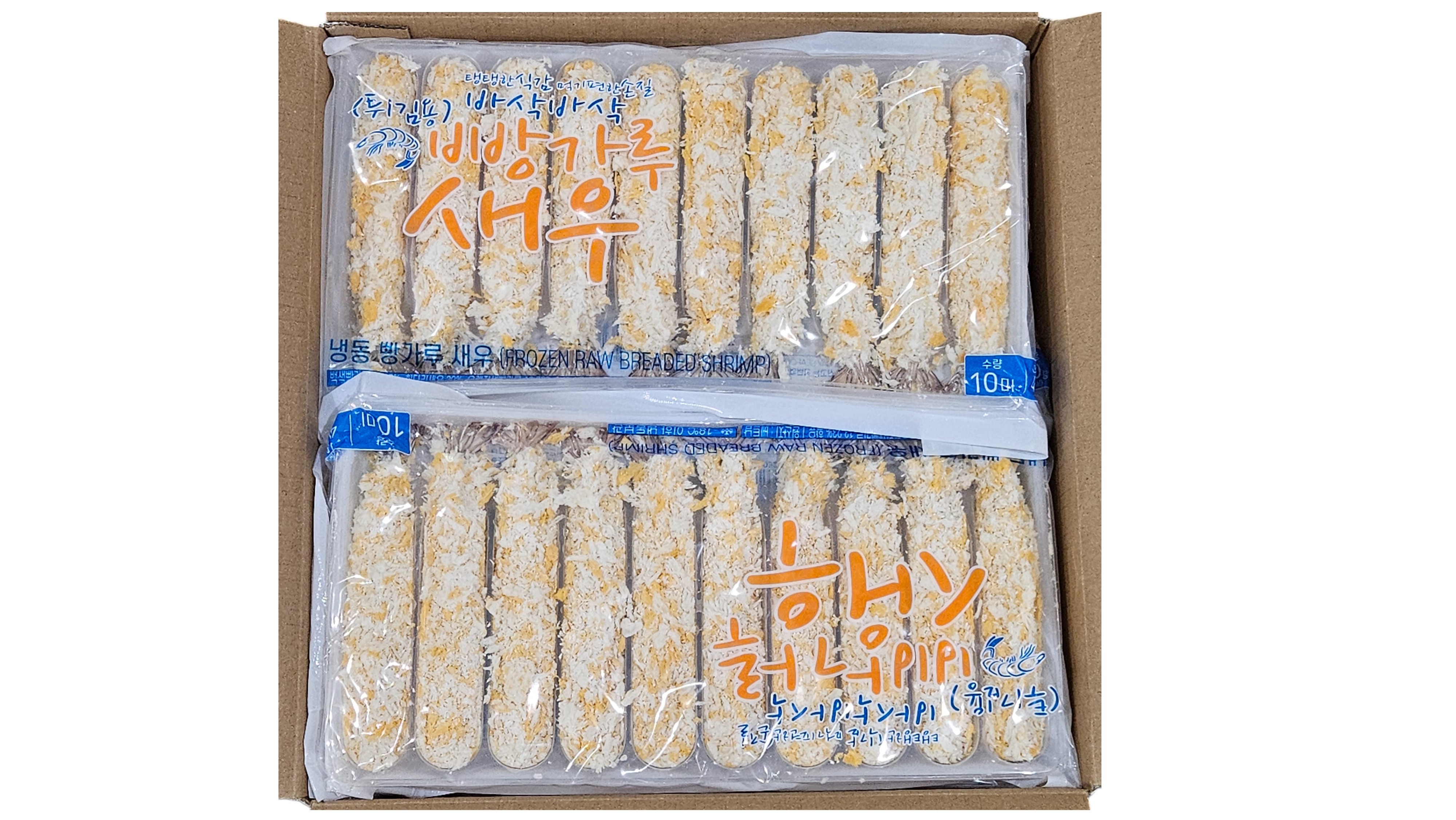 빵가루 새우(토페도새우, 머리없음) 40g/마리