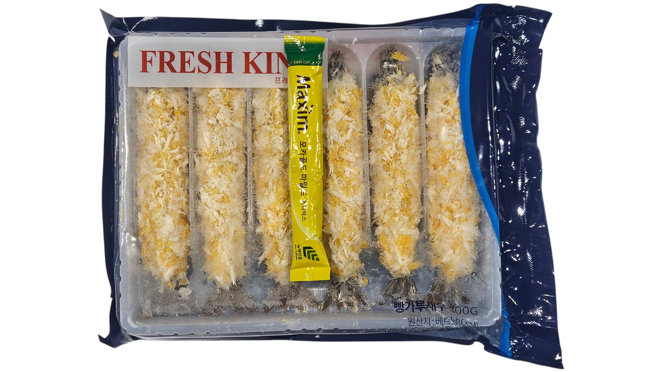 빵가루 새우(왕새우까스, 토페도새우, 머리있음) 50g/마리