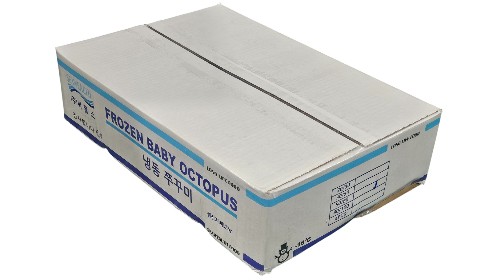 냉동 쭈꾸미 8미 (50/80, 베트남)