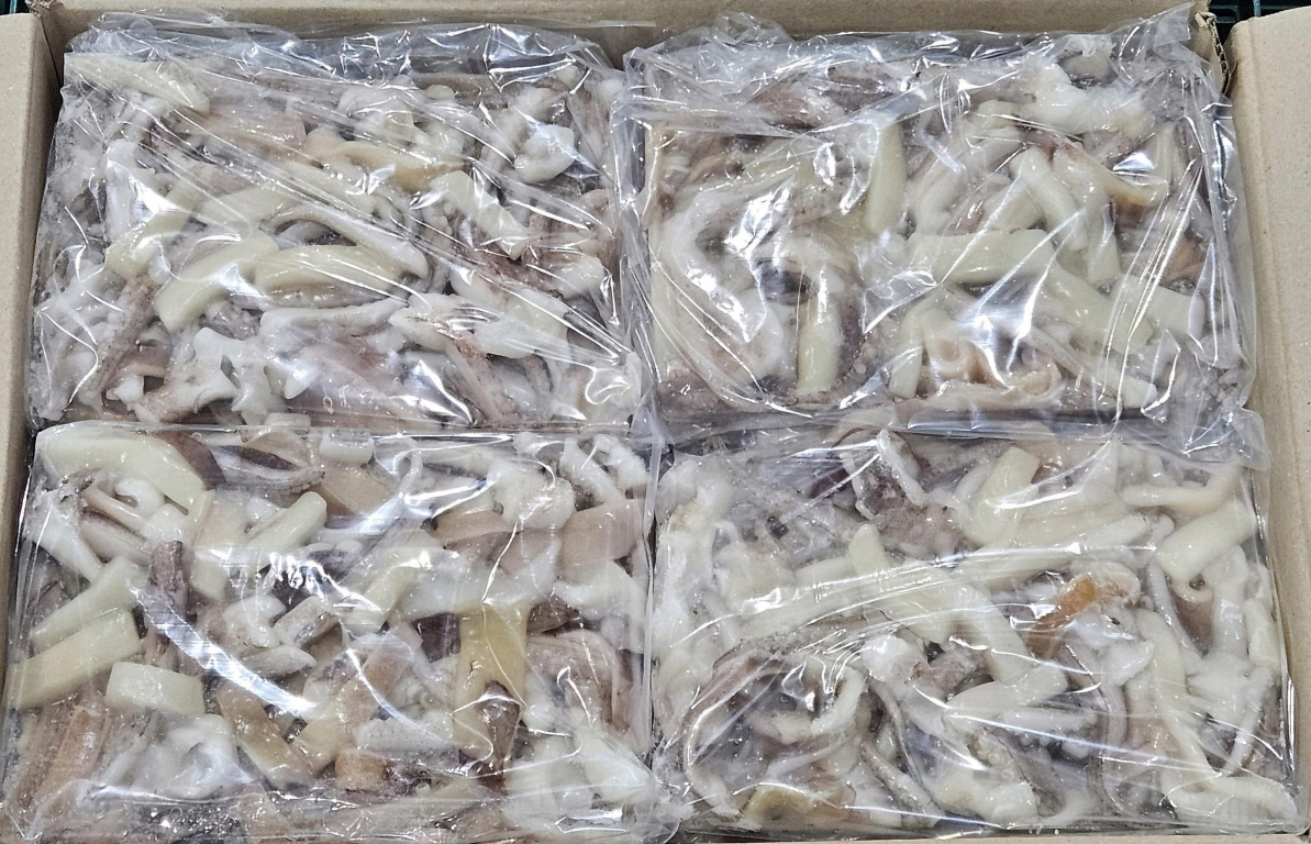 오징어채 블럭 600g, 원양산