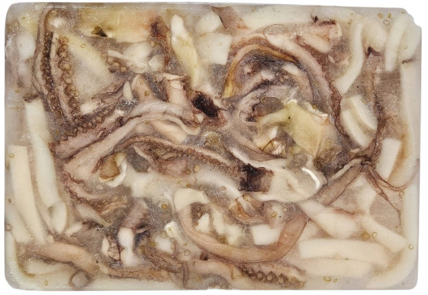 오징어채 블럭 550g, 중국산