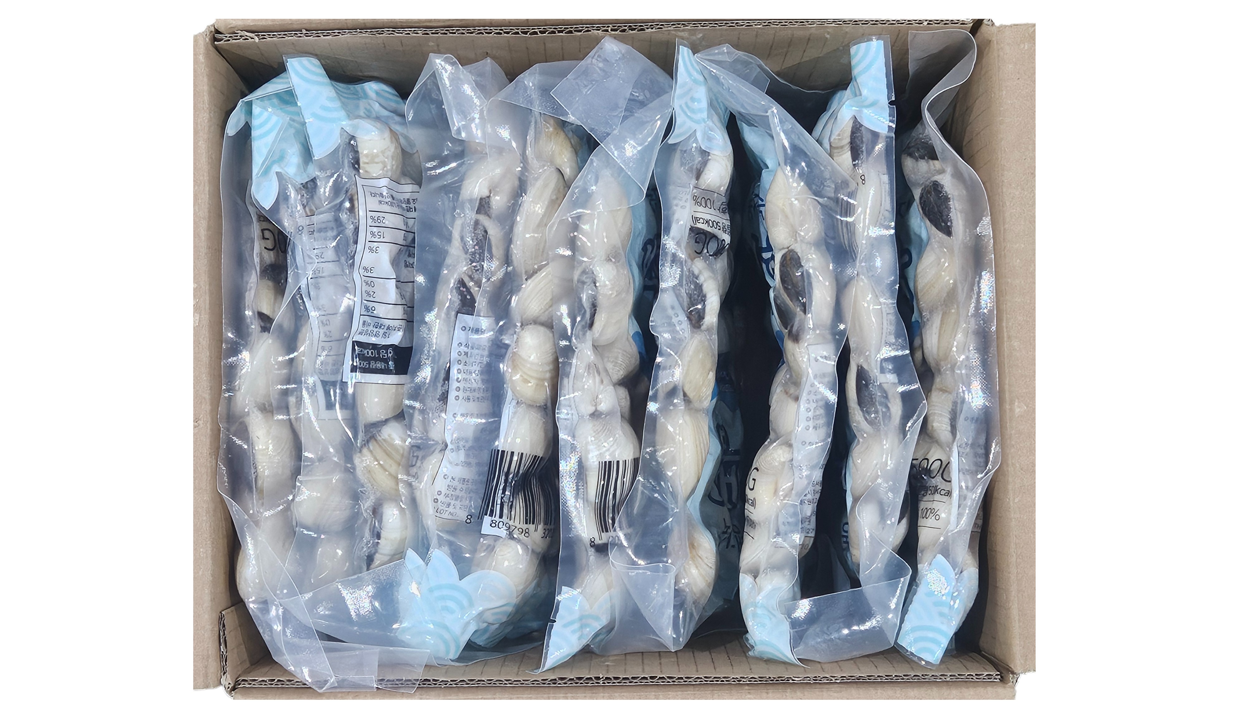 냉동 자숙 피백합