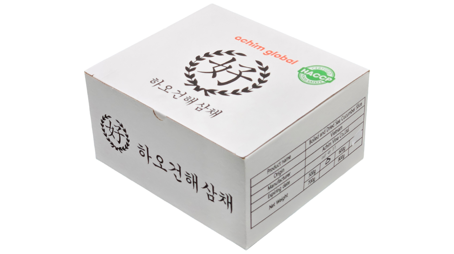 건해삼채, 말린 해삼채 500g (하오, 중국)