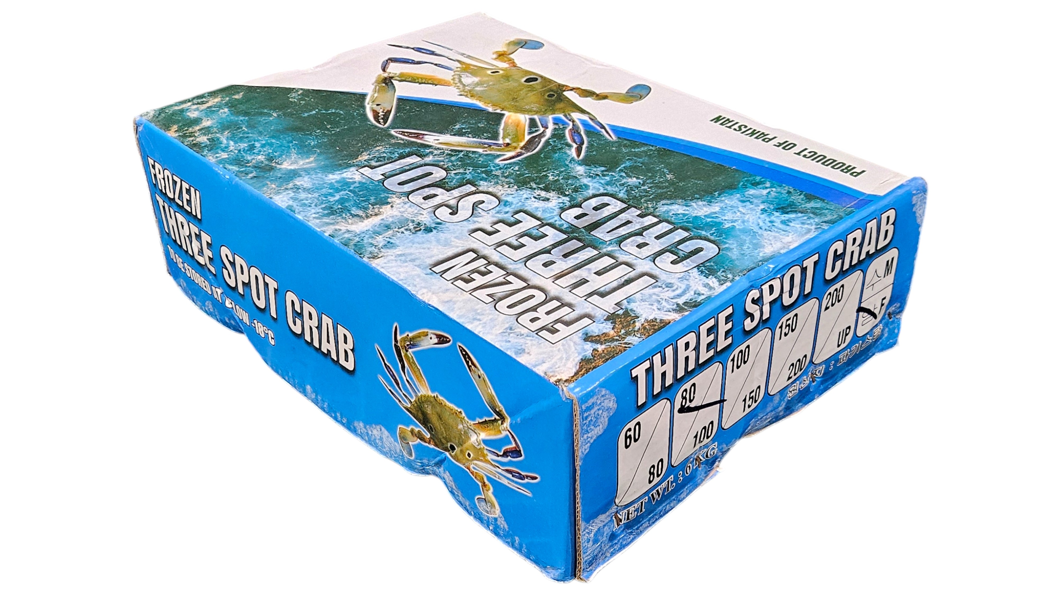 파키스탄 삼점게 (암게) 80/100